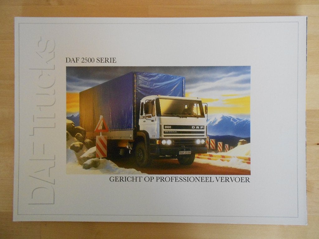 DAF 2500 Brochure 1988, Ophalen of Verzenden, Zo goed als nieuw, Overige merken, DAF