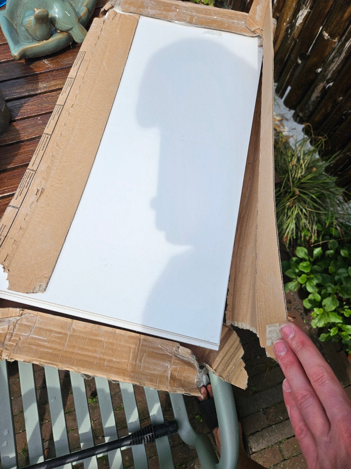 Mat Witte wandtegels 30x60 cm (5 stuks), 40 tot 60 cm, Nieuw, Ophalen of Verzenden, Minder dan 5 m²