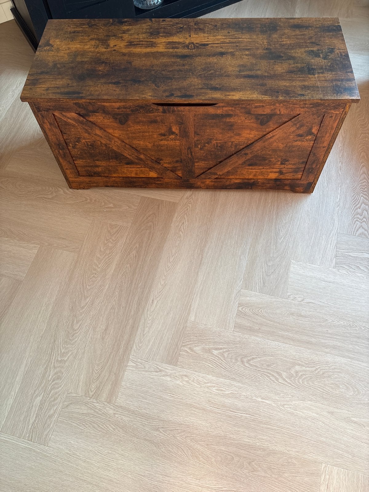 dekenkist in rustieke stijl, Ophalen, 50 – 75, Gebruikt, 100 tot 150 cm