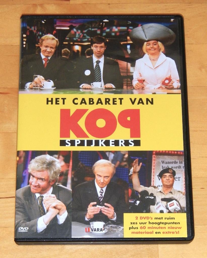2 dvd - Het cabaret van kopspijkers, Alle leeftijden, Verzenden, Zo goed als nieuw, Stand-up of Theatershow
