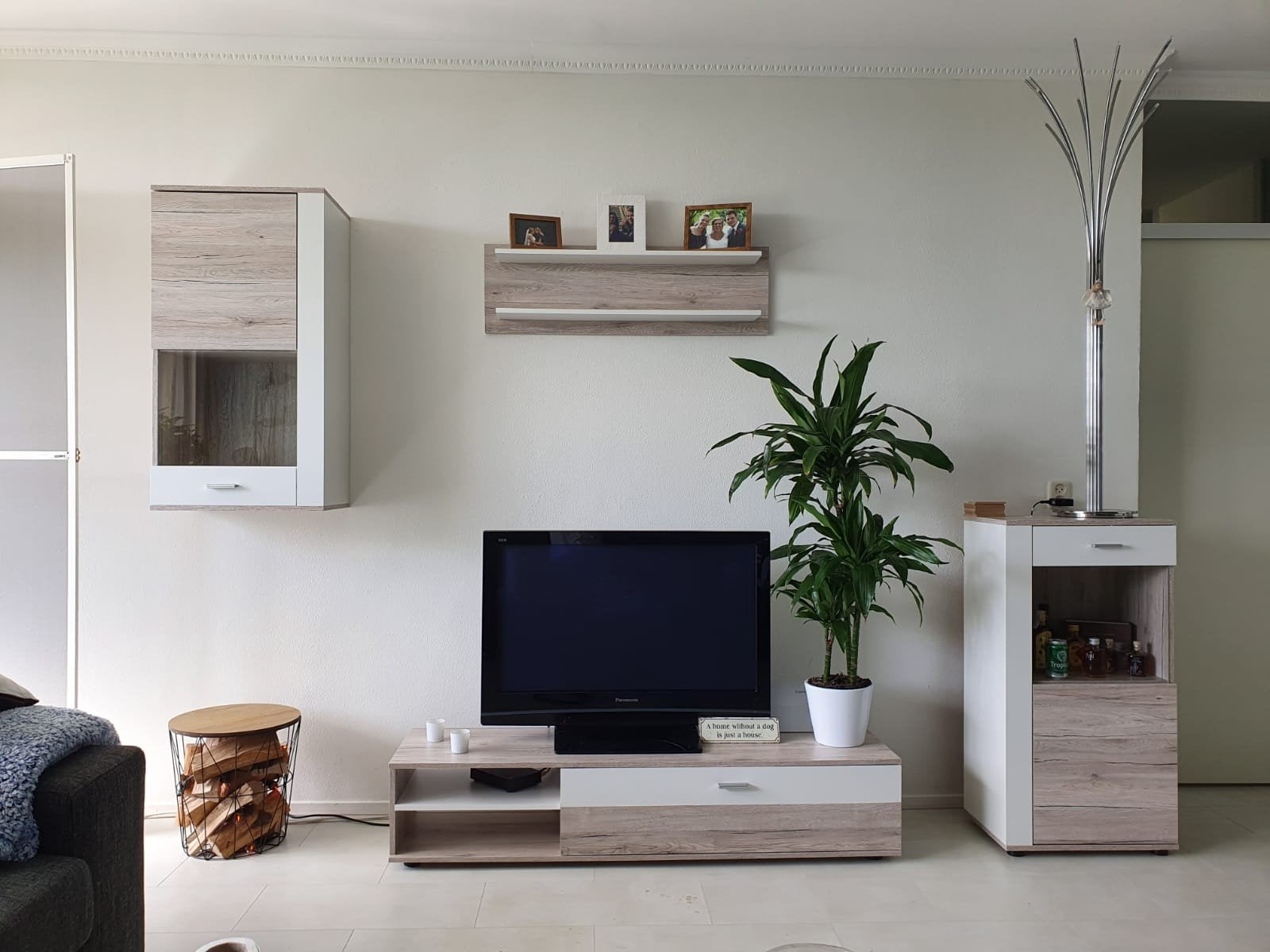 4-delige TV meubelset met lichte beschadiging, Huis en Inrichting, Ophalen, Gebruikt, 200 cm of meer, 150 tot 200 cm