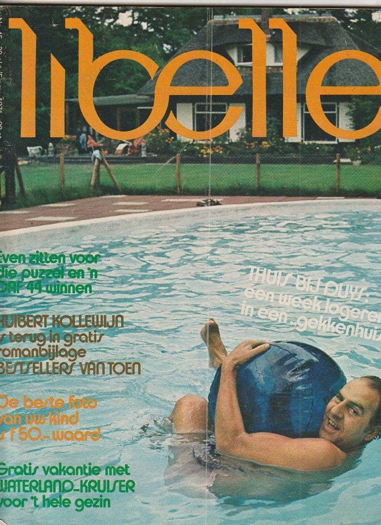 Vintage tijdschrift Libelle 1971 n45 herfstmode & fotografie, Verzenden, 1960 tot 1980, Nederland, Tijdschrift