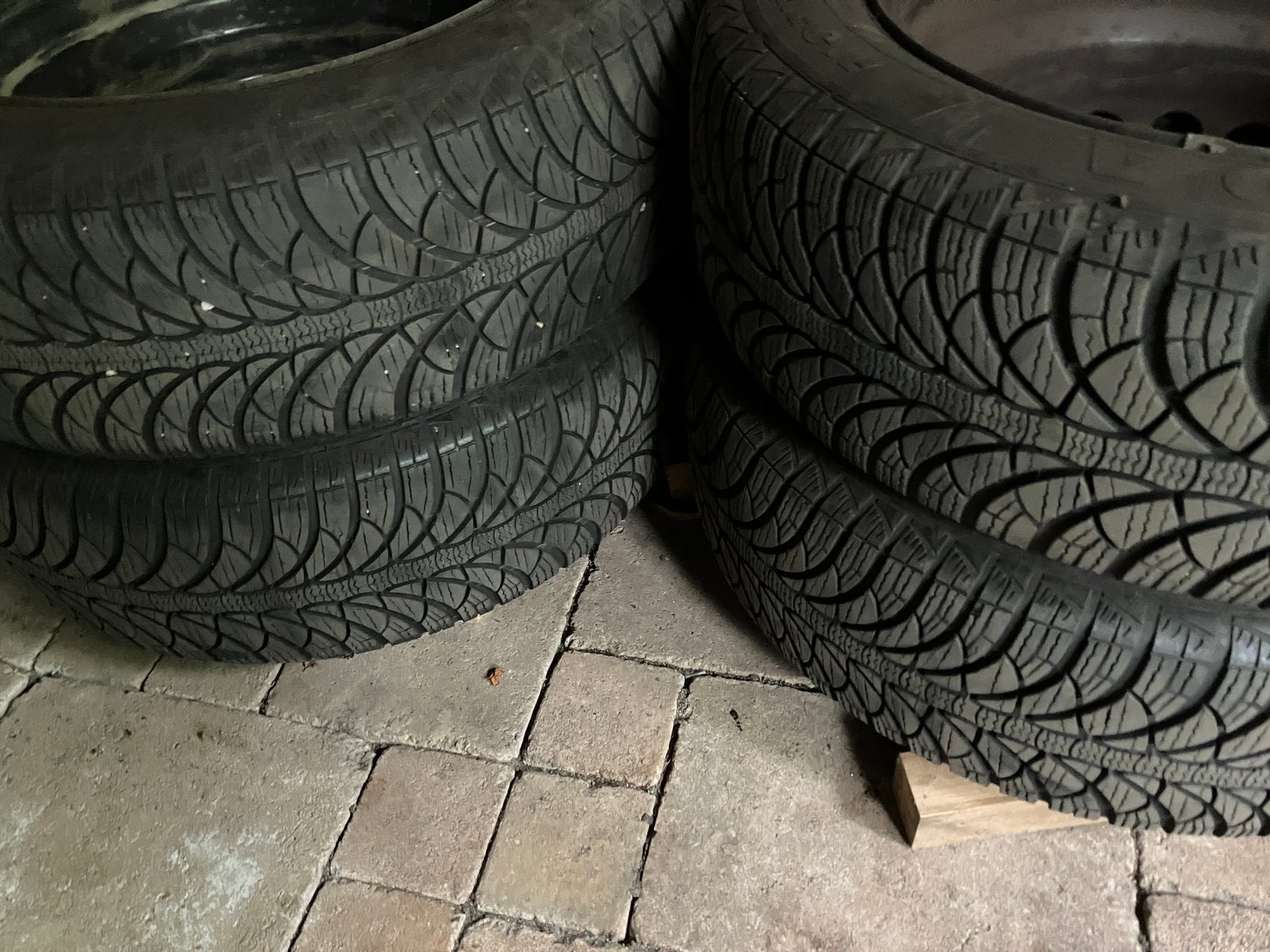 Winterbanden opel Corsa, Auto diversen, Ophalen of Verzenden, Gebruikt