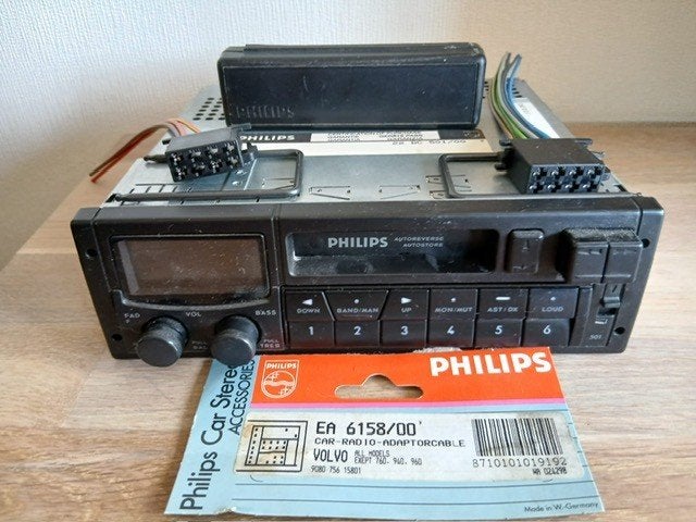 Philips autoradio-cassettespeler 22DC501/00, Auto diversen, Autoradio's, Ophalen, Gebruikt