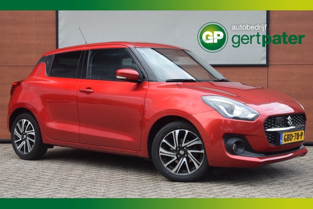 Suzuki Swift 1.2 Style Smart Hybrid Navi/PDC/LM Velgen/Carpl, Auto's, 83 pk, Stof, Gebruikt, Euro 6