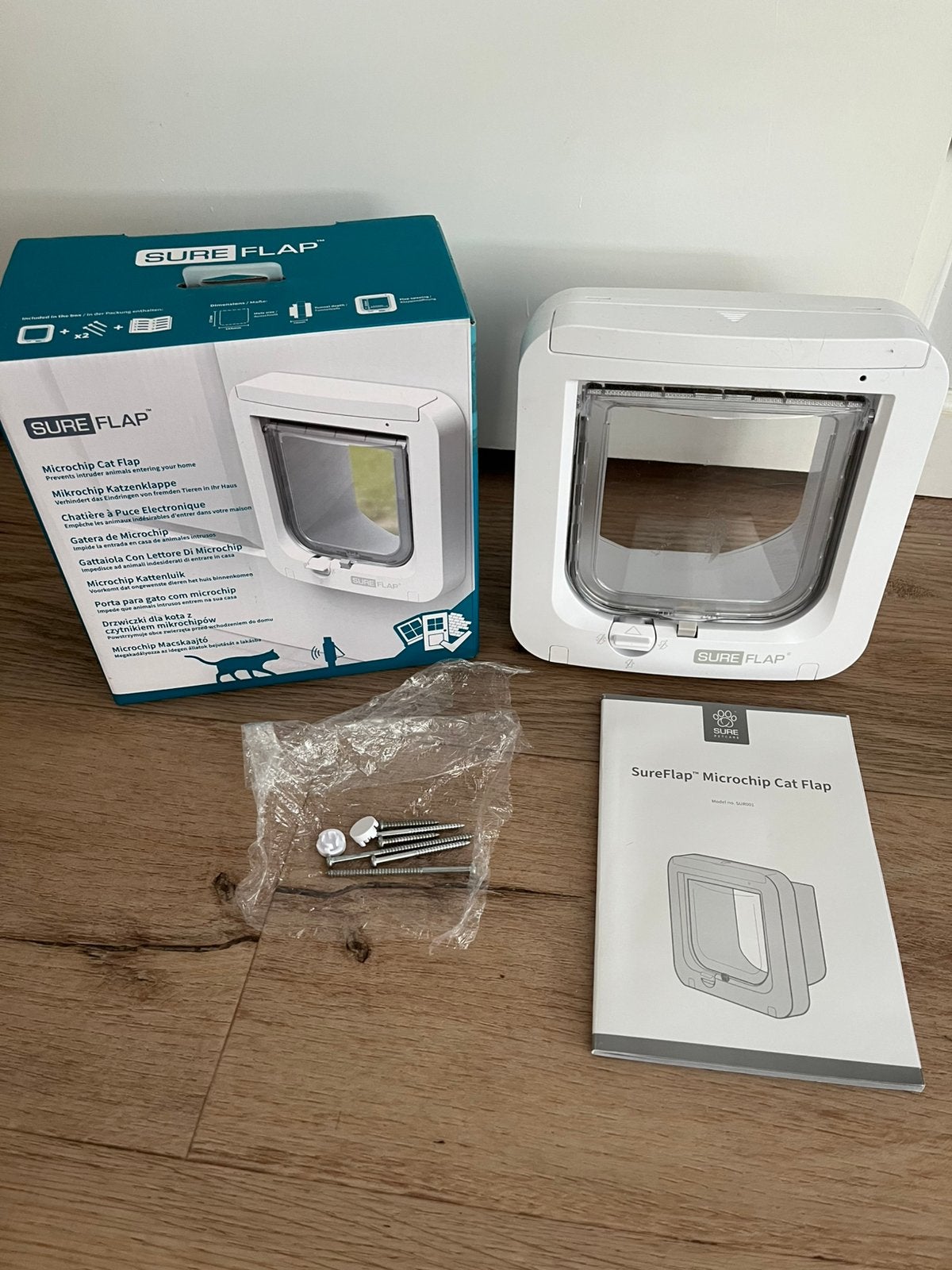 Sureflap kattenluik met chip, Dieren en Toebehoren, Katten-accessoires, Zo goed als nieuw, Ophalen of Verzenden