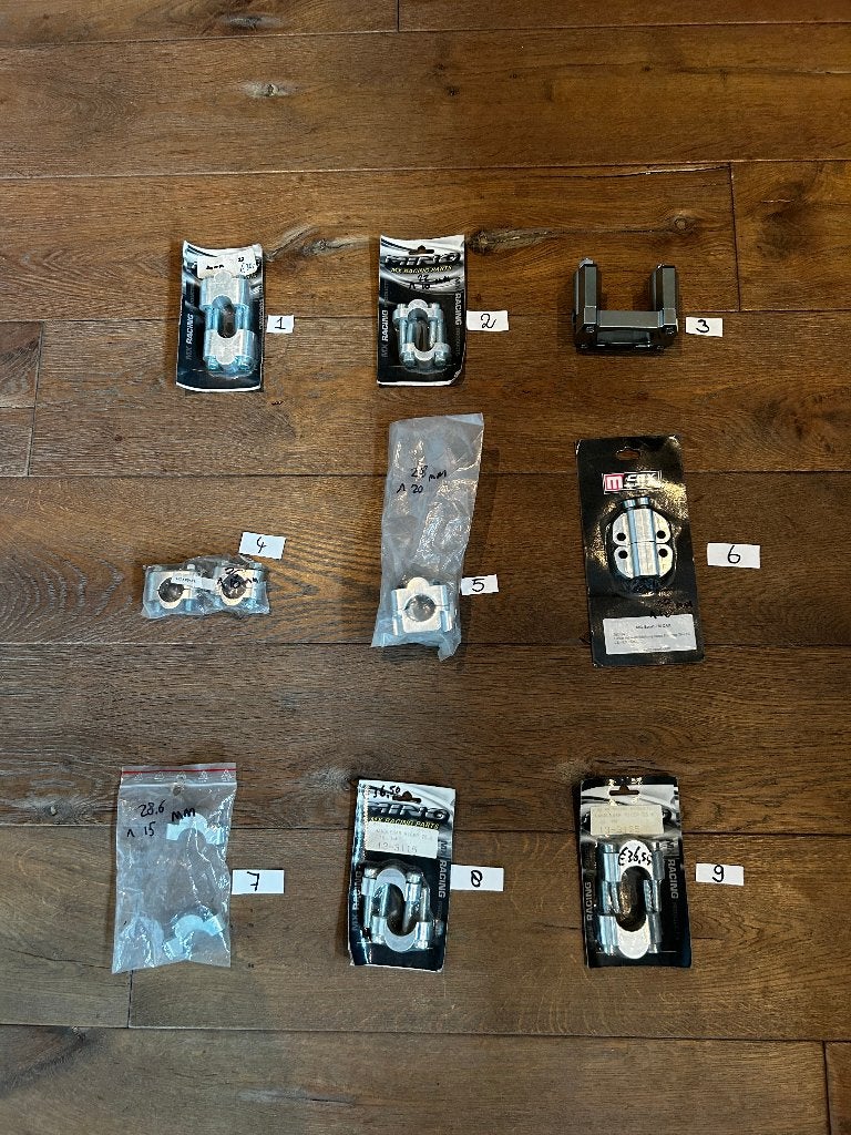 Stuurverhogers voor 22 / 25 / 28 / 28.6 mm sturen, Motoren, Ophalen of Verzenden