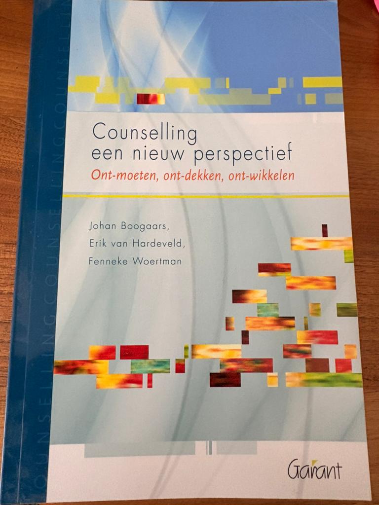 J. Boogaars - Counselling in nieuw perspectief, Boeken, J. Boogaars; E. Van Hardeveld; F. Woertman, Sociale wetenschap, Ophalen of Verzenden