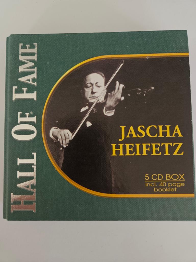 Jascha Heifetz - Hall of Fame 5 CD Boxset met boekje, Boxset, Ophalen of Verzenden, Zo goed als nieuw, Romantiek
