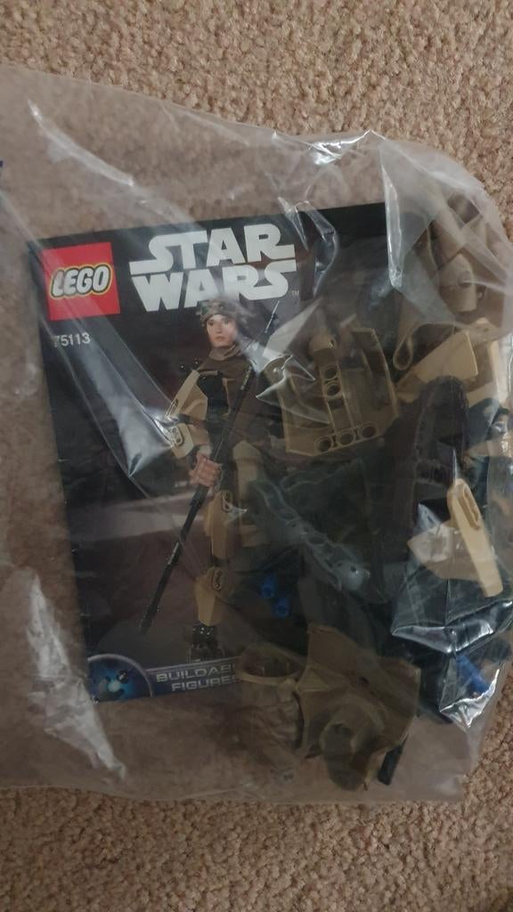 LEGO Star Wars Buildable Figure 75113 Rey, Ophalen of Verzenden, Zo goed als nieuw, Overige merken