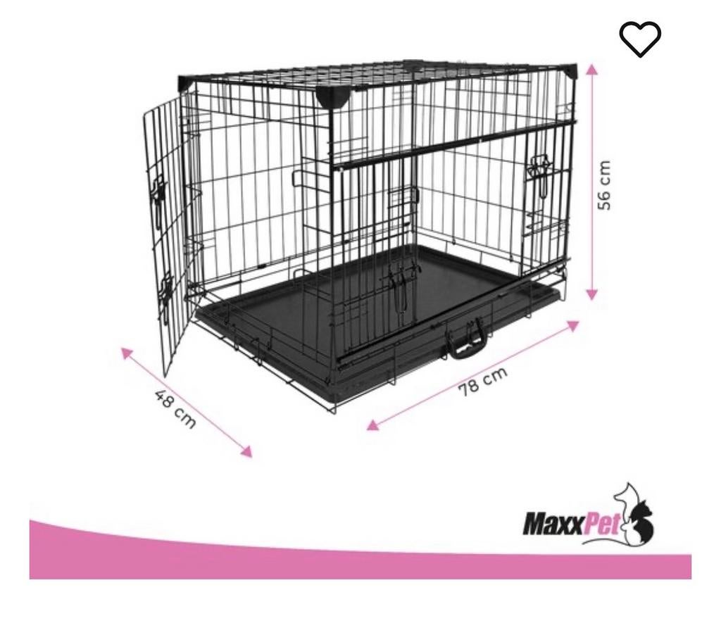 Hondenbench Maxxpet maat M, Ophalen, Zo goed als nieuw