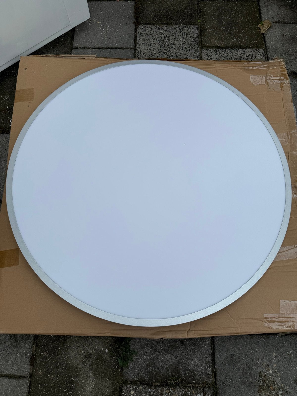 Lindby Narima LED plafondlamp Ø100 cm – 5.800 lumen – 4.000K, Ophalen, 100 cm, Modern, LED