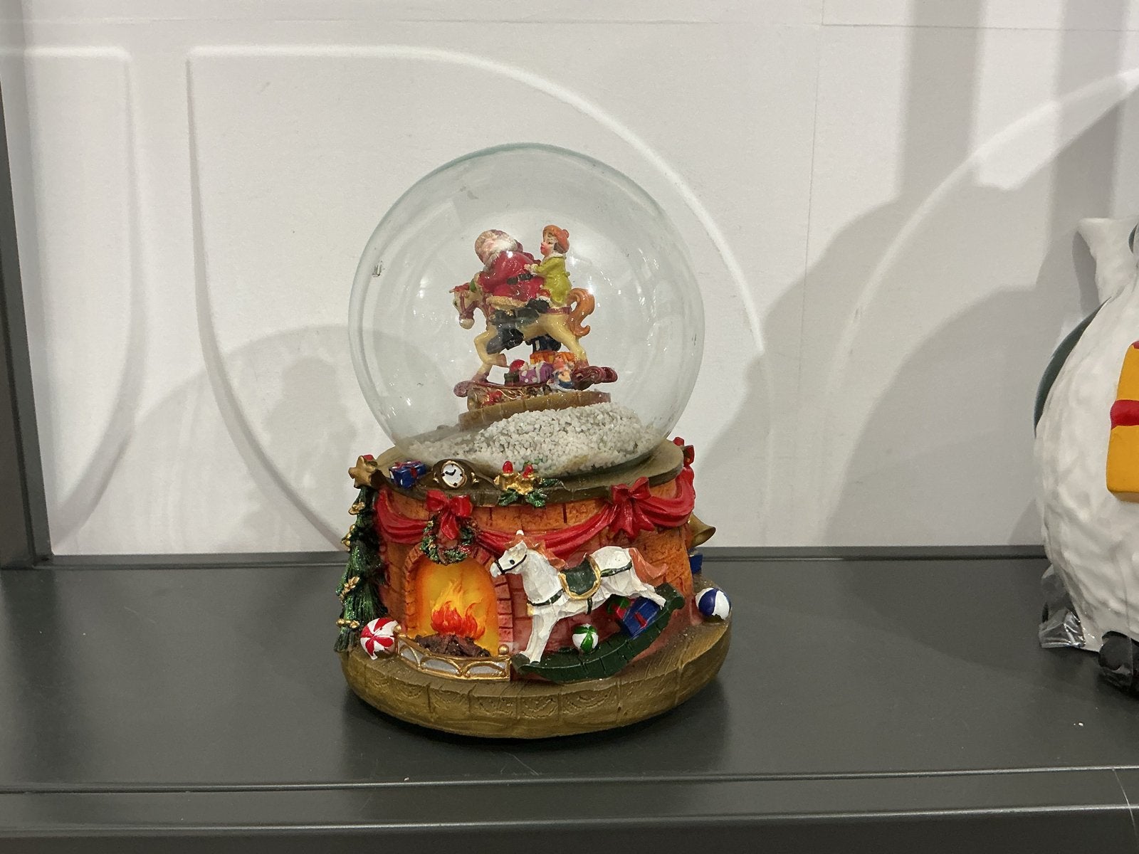 Muziekdoos " Kerstman op Paard ", Ophalen of Verzenden