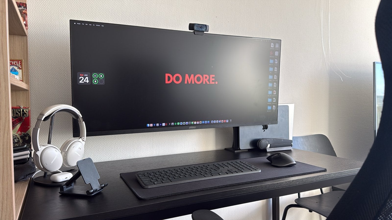 MSI MAG401QR Ultrawide Monitor - 40 inch, 155Hz, UWQHD, IPS, Zo goed als nieuw, 1 tot 2 ms, Overige resoluties