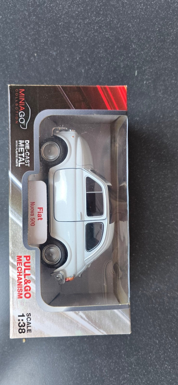 Fiat Nuova 500 schaalmodel 1:38 - Miniago Collectie, Ophalen