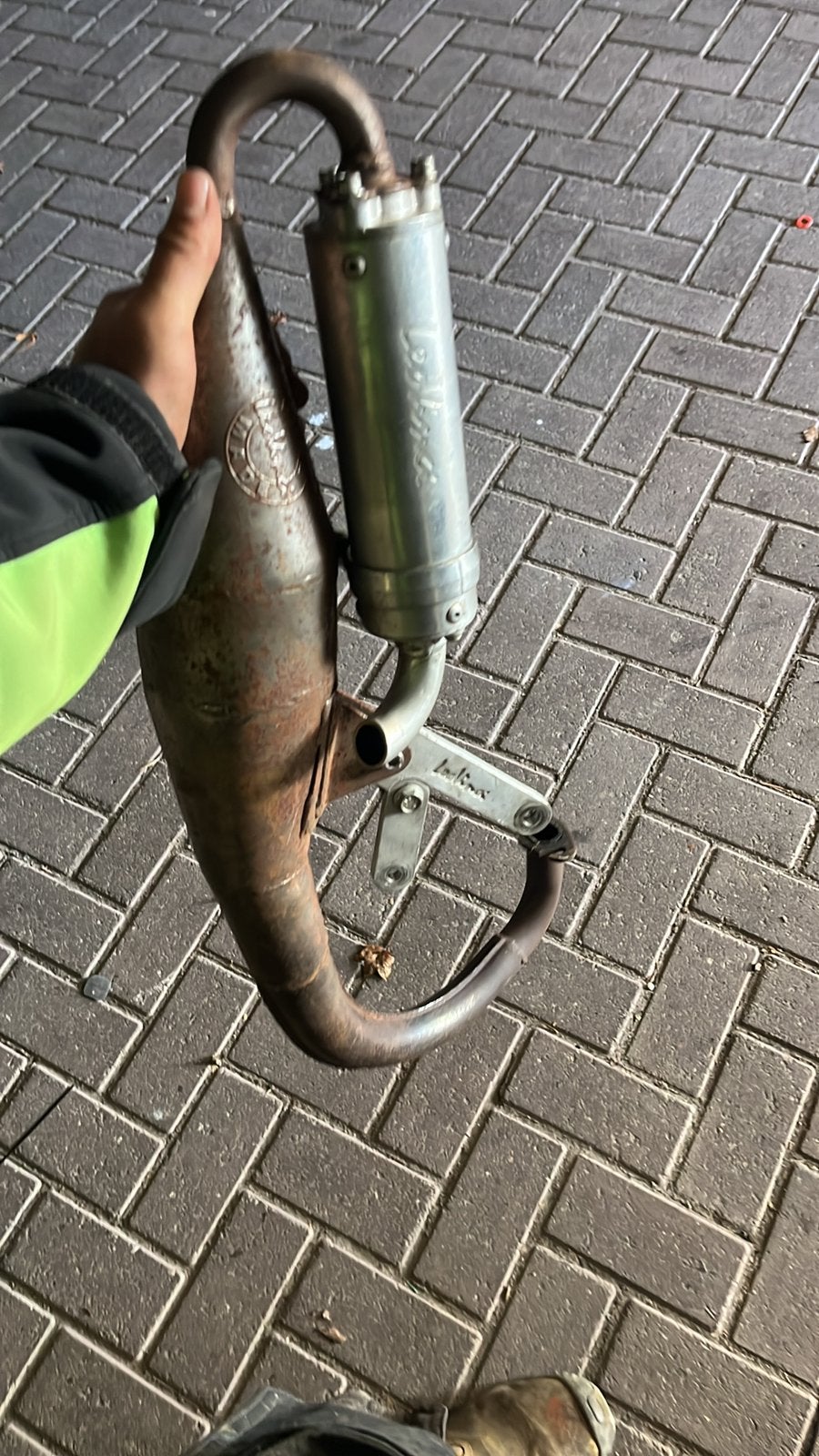 Terugloop uitlaat minarelli verticaal, Ophalen of Verzenden, Gebruikt