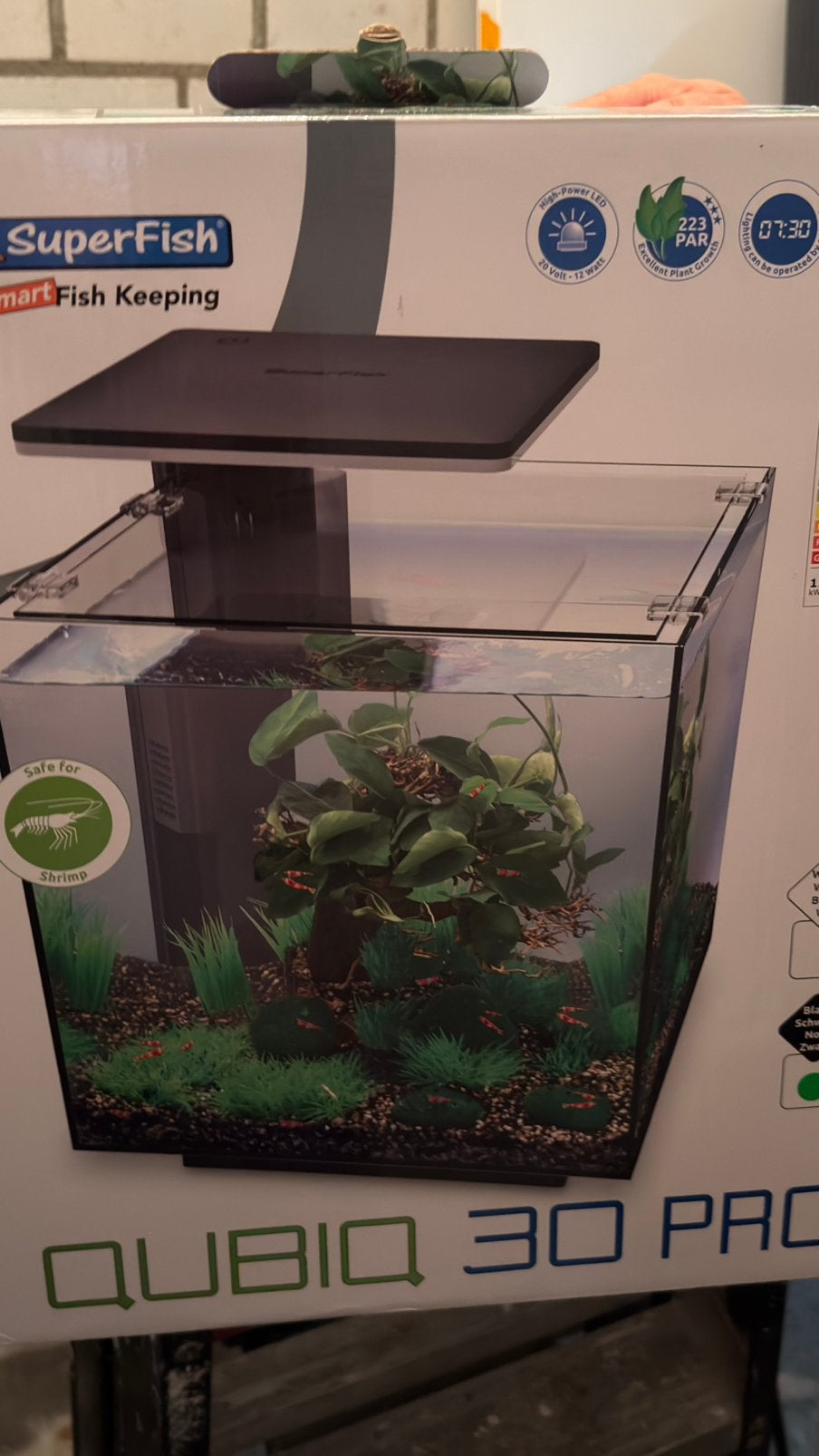 Qubiq 30 pro, Ophalen, Zo goed als nieuw, Leeg aquarium