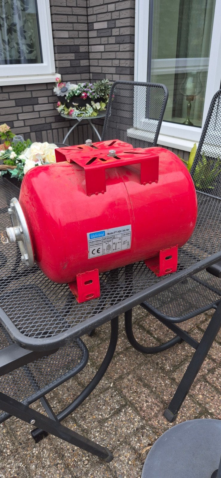 Waterland Drukvat - 24 Liter - Model PT-H24, 25 tot 100 liter, Ophalen of Verzenden, Gebruikt, Minder dan 6 bar
