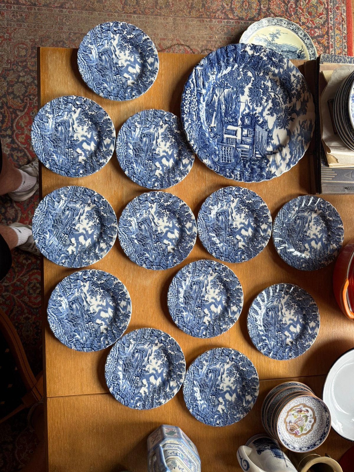 Antiek Engels Myott ‘The Hunter’ servies, Ophalen