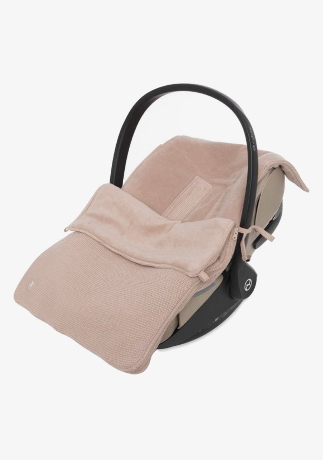 Jollein Voetenzak Gebreid - Roze, Kinderen en Baby's, Dekens, Slaapzakjes en Inbakerproducten, Jollein, Ophalen of Verzenden, Zo goed als nieuw