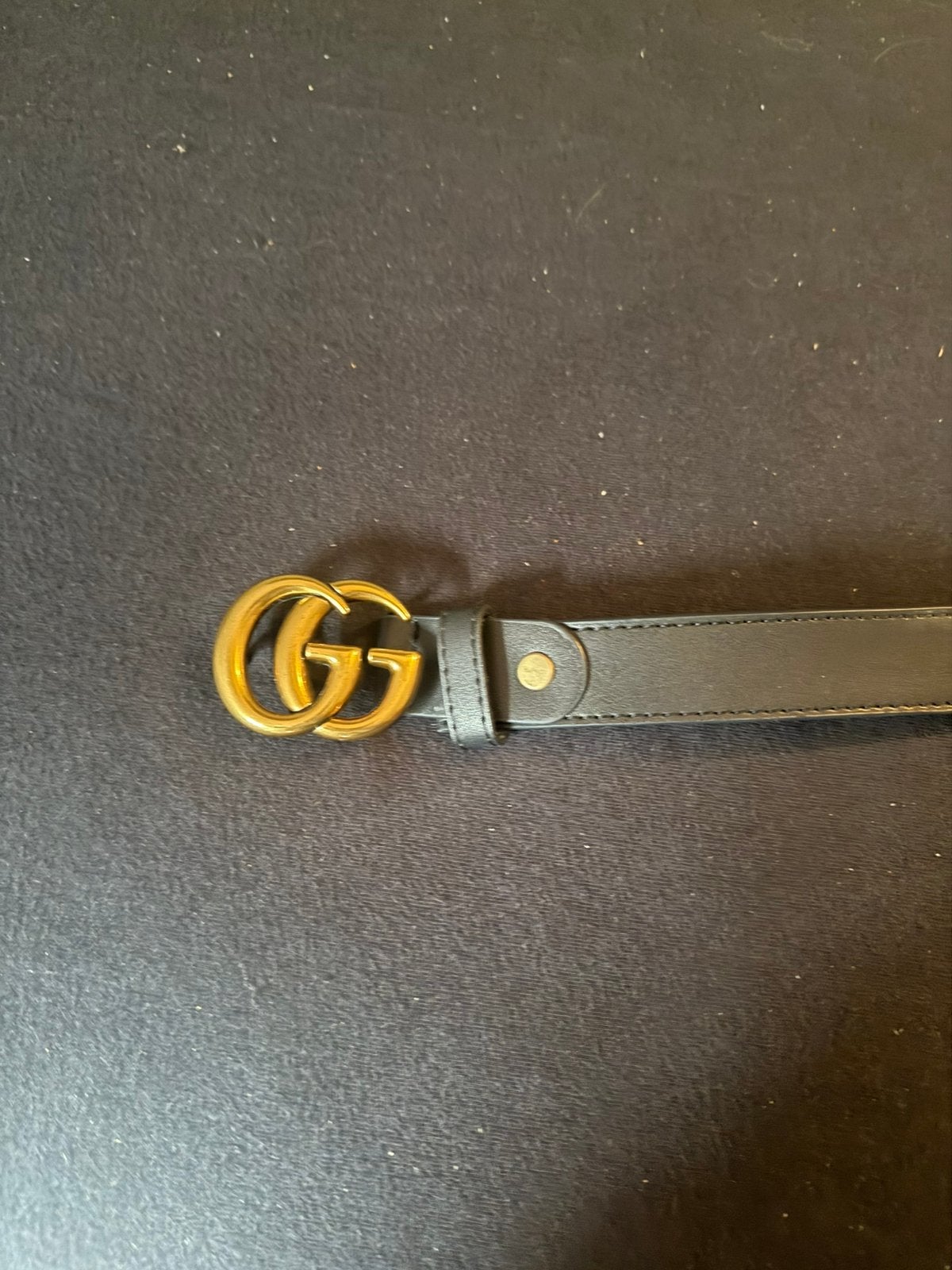 Gucci riem, Ophalen of Verzenden, Zo goed als nieuw, Zwart