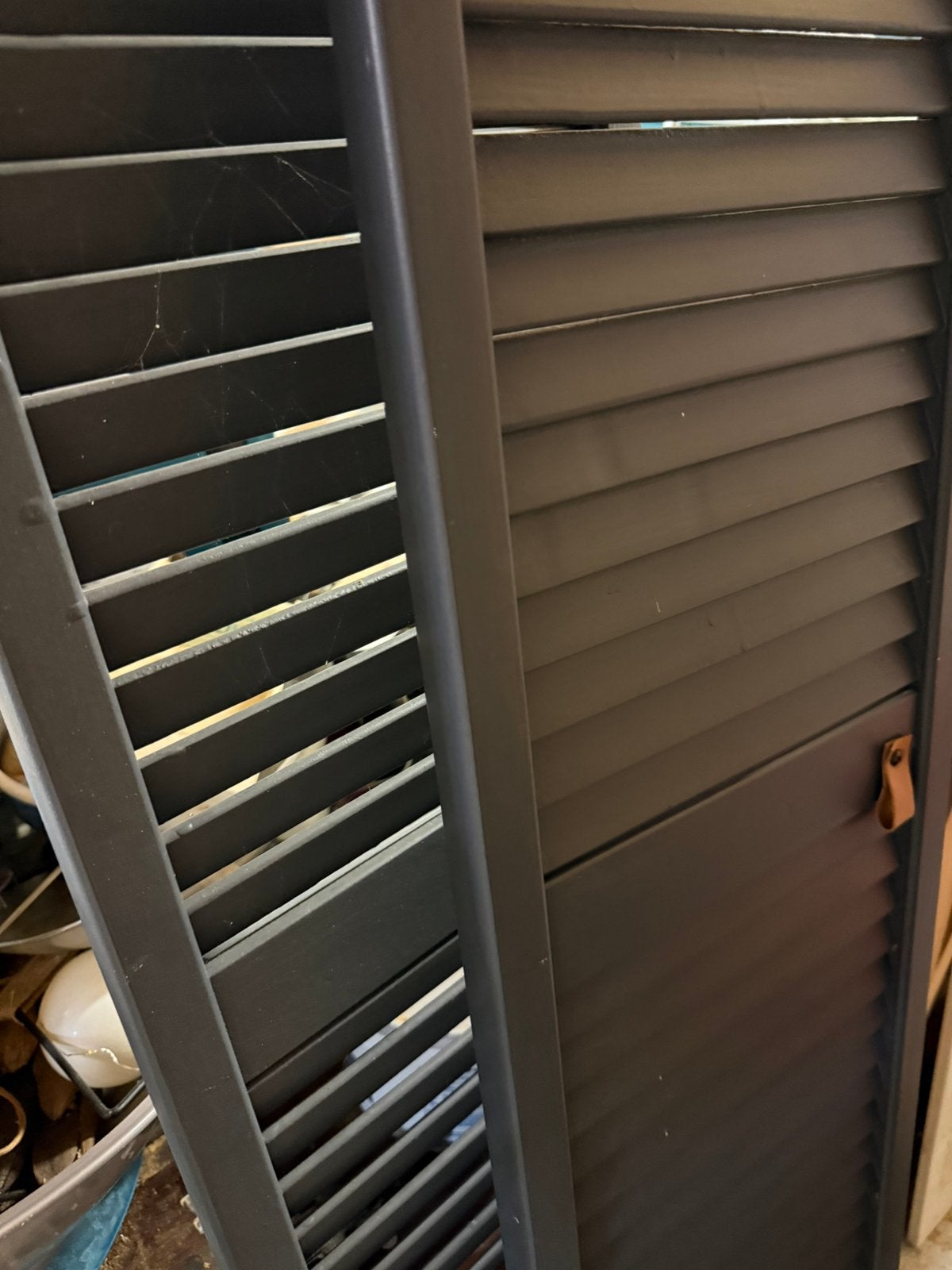 Louvere deuren 30x200 in zeer goede staat, Huis en Inrichting, Woonaccessoires | Kamerschermen, Ophalen, Zo goed als nieuw