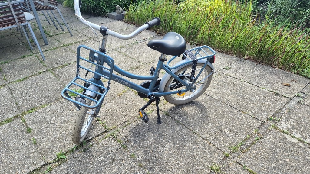 kinderfiets, Ophalen, Terugtraprem, Alpina, 16 tot 20 inch