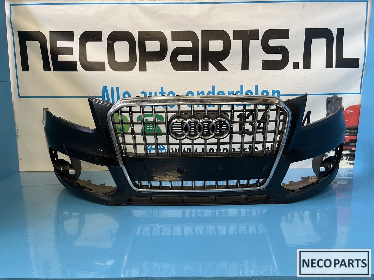 AUDI Q5 8R VOORBUMPER BUMPER ORIGINEEL, Gebruikt, -, -, Spatbord