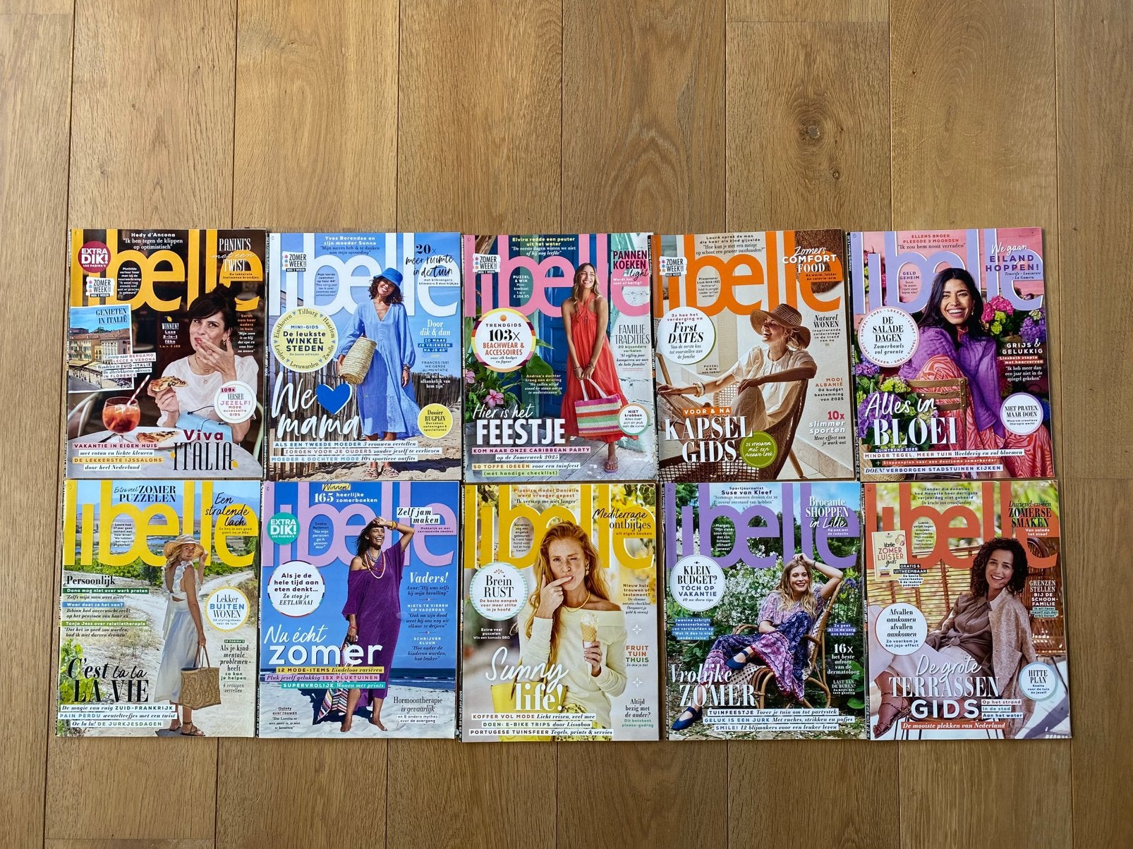 10 x tijdschrift Libelle nrs. 18 t/m 27 2025, Ophalen, Zo goed als nieuw, Damesbladen