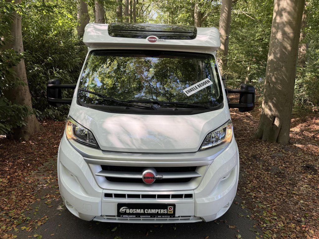 Bürstner Nexxo T 720 Lage Enkele Bedden 59000 km Ai, Caravans en Kamperen, Campers, Ringverwarming, Fiat, Airbags, Bedrijf