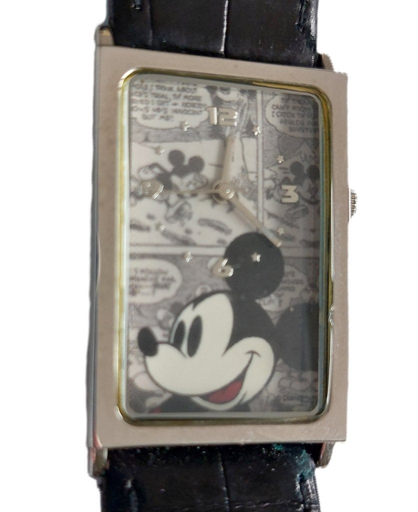 Disney Time Works Vintage Mickey Mouse horloge., Sieraden, Tassen en Uiterlijk, Horloges | Dames, Gebruikt, Polshorloge, Overige merken