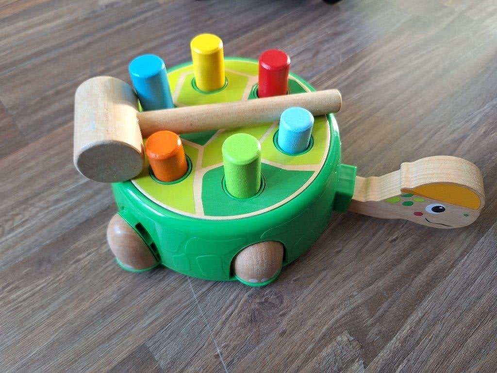 Houten schildpad met hamer, Ophalen, Nieuw