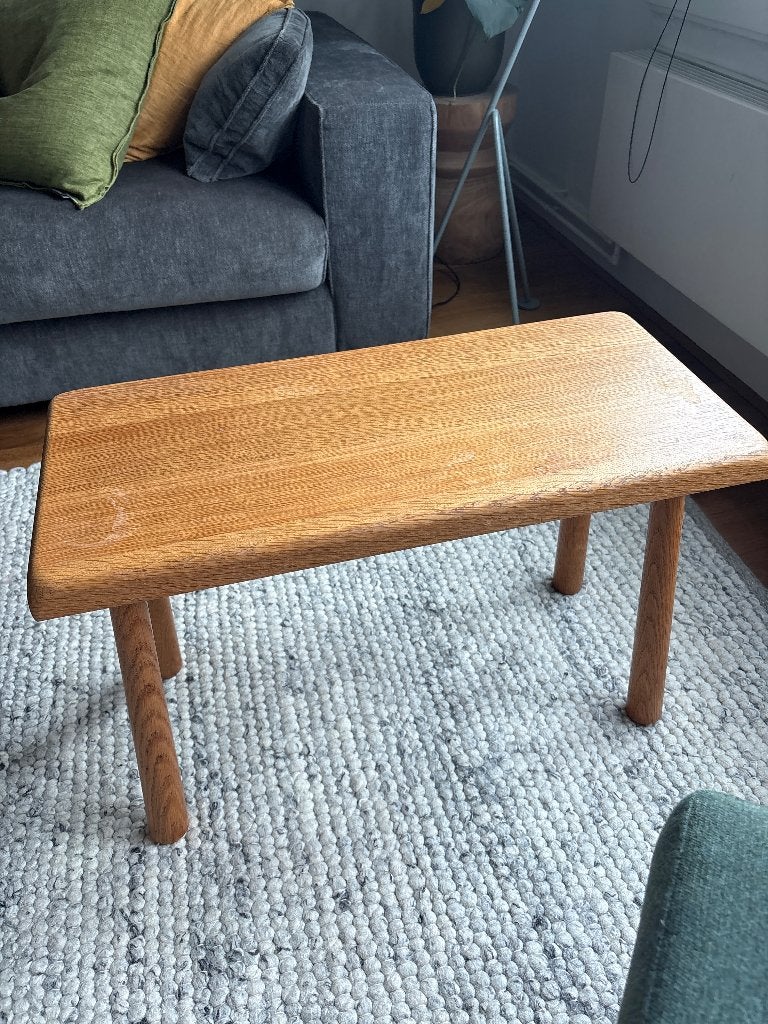 Bijzet tafeltje, Minder dan 55 cm, Gebruikt, Jaren 50, Rechthoekig
