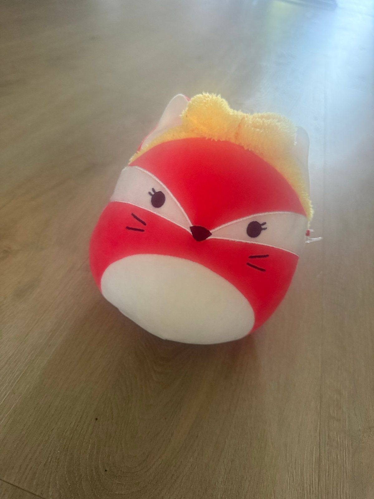 Squishmallow Vos Knuffel - Zo goed als nieuw, Ophalen of Verzenden, Middelgroot (20 tot 80 cm), Rood, Squishmallow
