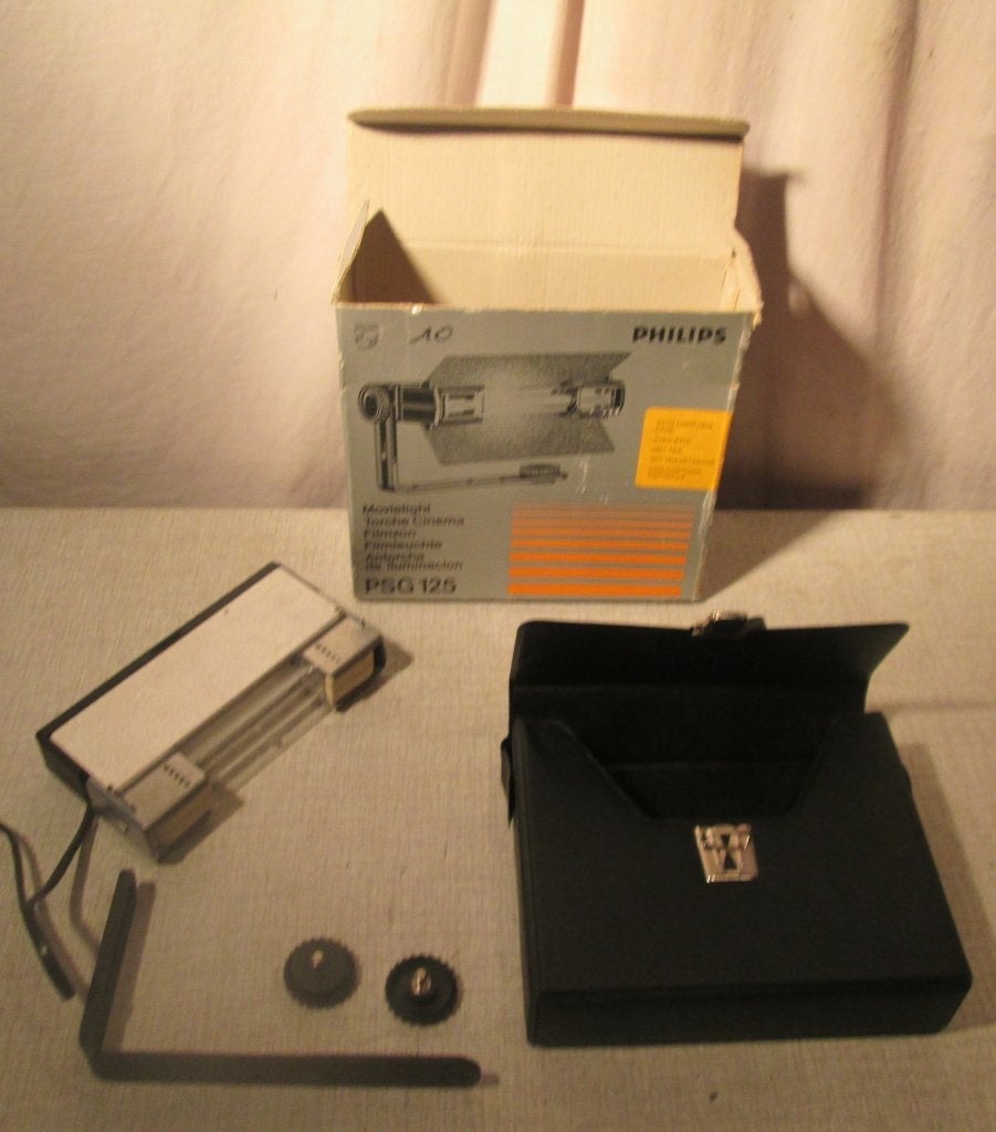 Prima Retro Film Licht / Foto licht - Philips PSG125, Ophalen of Verzenden, 1960 tot 1980, Flitser