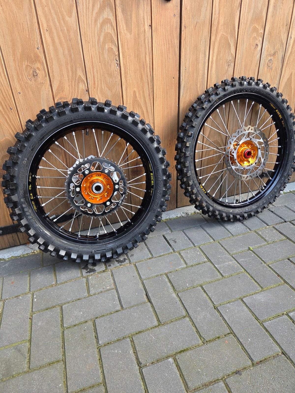 zwarte ktm wielenset met haan naaf, Motoren, Ophalen of Verzenden
