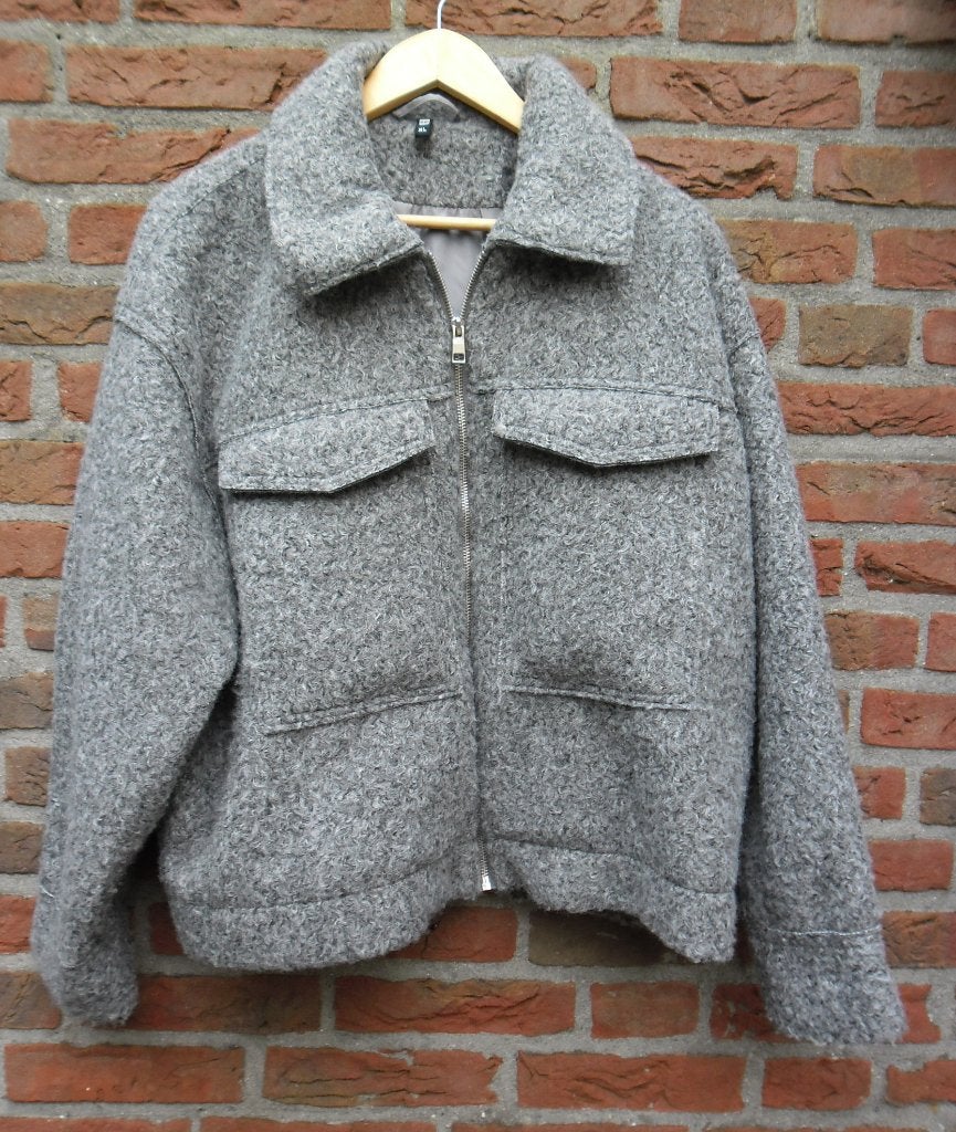 Nieuwe grijze herfst winter jas Hema maat xl, Maat 46/48 (XL) of groter, Nieuw, Ophalen of Verzenden, Grijs