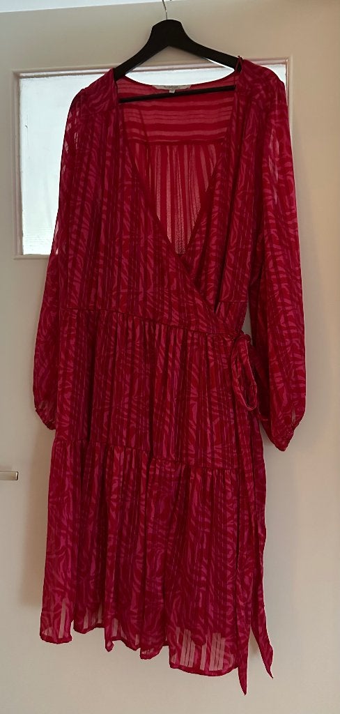 MILJUSCHKA BY WEHKAMP rood Roos 52, Kleding | Dames, Jurken, Maat 46/48 (XL) of groter, Ophalen of Verzenden, Zo goed als nieuw
