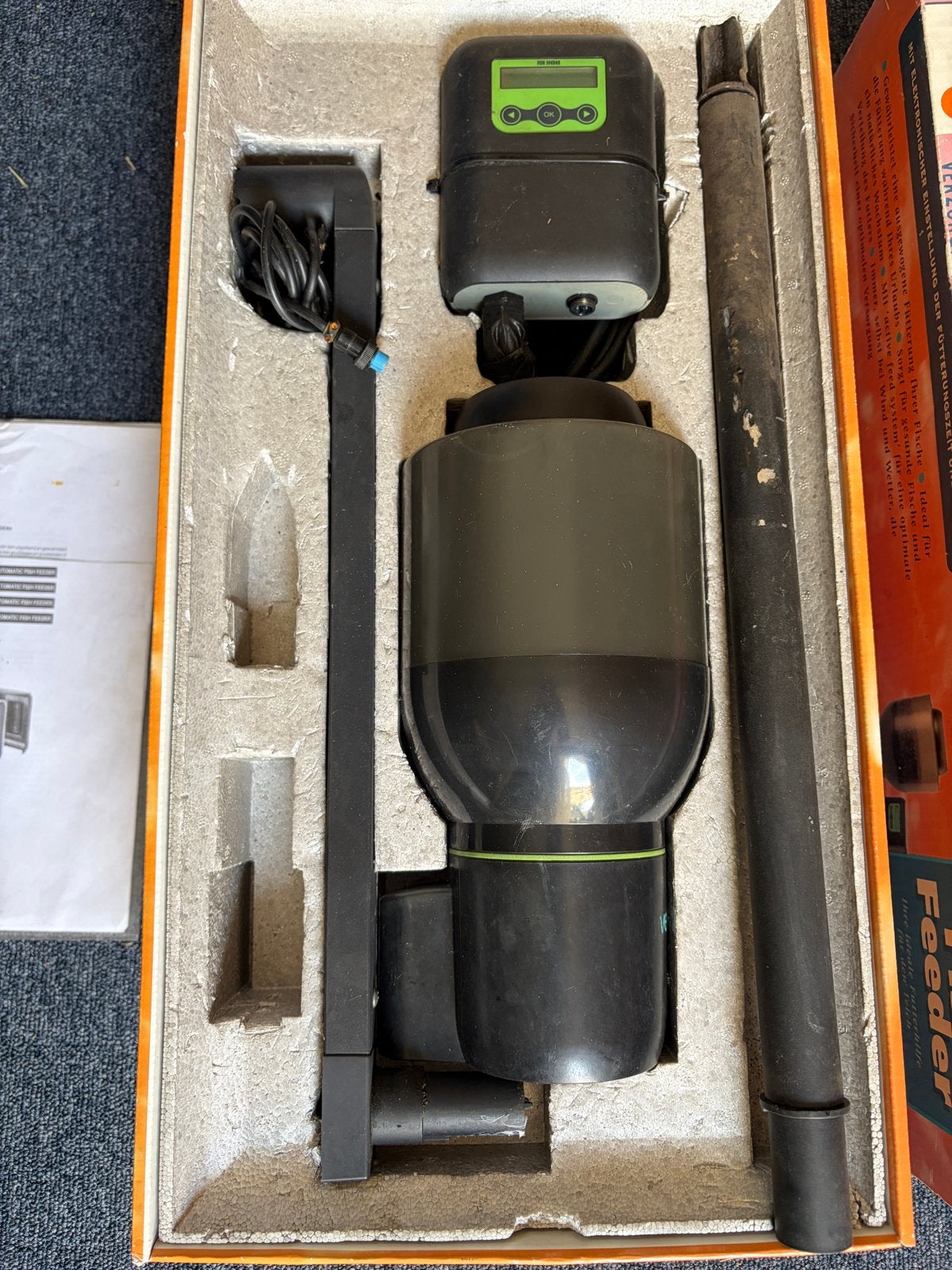 Velda automatische vis voermachine fishfeeder, Dieren en Toebehoren, Ophalen, Gebruikt