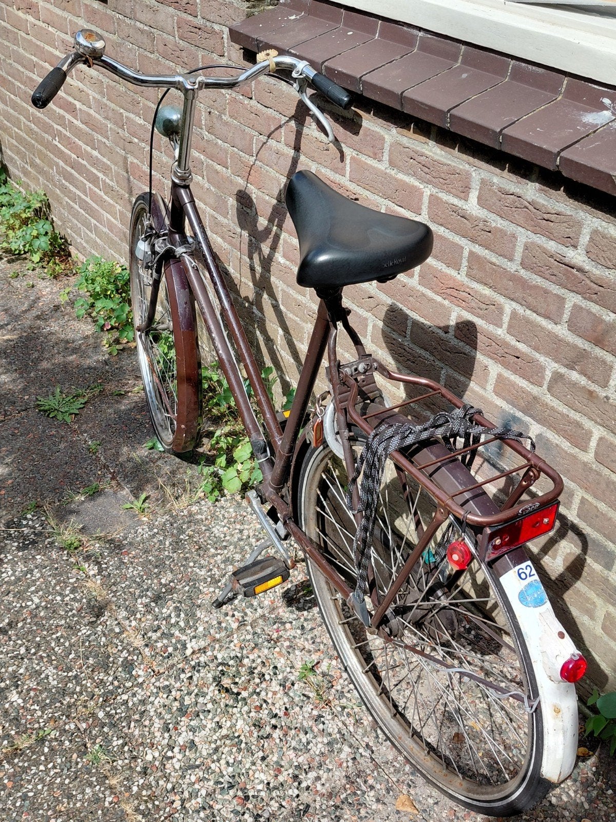 Oude fiets, merk Nevada, opknapper of voor onderdelen, Fietsen en Brommers, Overige merken, Terugtraprem, Ophalen of Verzenden
