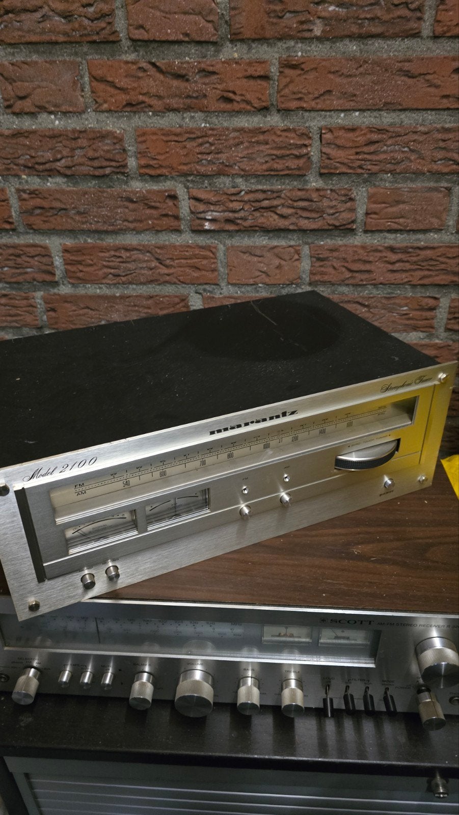 Marantz Model 2100 Stereofonische Tuner - Vintage Audio, Audio, Tv en Foto, Ophalen, Gebruikt, Analoog