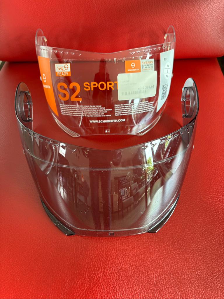 Schuberth S2 helm gebruikt en Sport Vizier - Nieuw, Motoren, Kleding | Motorhelmen, Heren, Ophalen of Verzenden, Integraalhelm