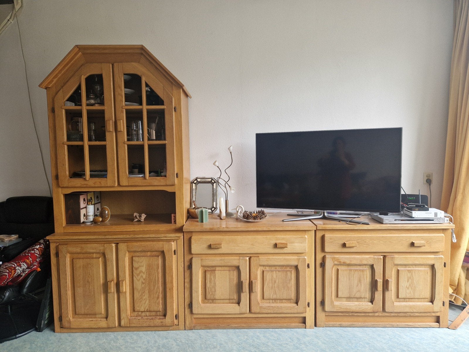Kastenwand gratis ophalen in Arnhem Zuid, Ophalen, Gebruikt, Eikenhout, Minder dan 100 cm