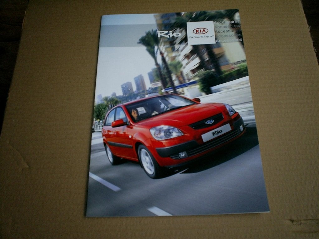 Kia Rio Accessoires + Prijslijst 2006 10 pag., Verzenden, Zo goed als nieuw, Overige merken