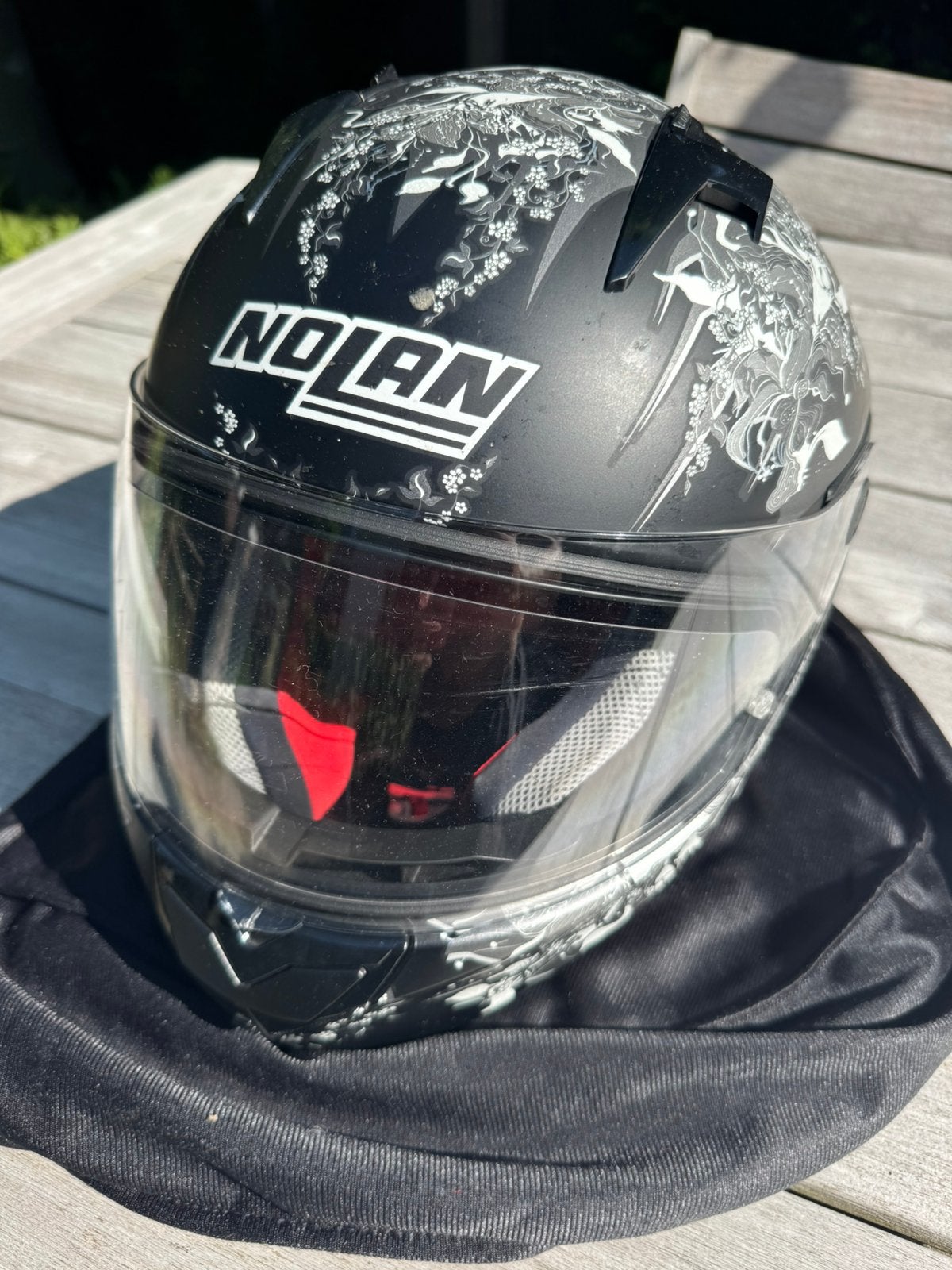 Nolan N64 dames motorhelm | Maat S (55/56) | Nette staat, Motoren, Kleding | Motorhelmen, Nolan, Ophalen of Verzenden, Integraalhelm
