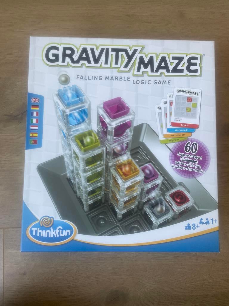 Gravity Maze - Logisch Denkspel met Knikkers, Kinderen en Baby's, Speelgoed | Educatief en Creatief, Zo goed als nieuw, Puzzelen