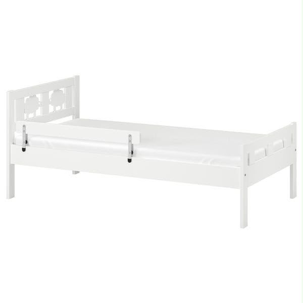 Peuterbed met zijsteun - schaapjes, Ophalen, Gebruikt, 70 tot 85 cm, 140 tot 160 cm