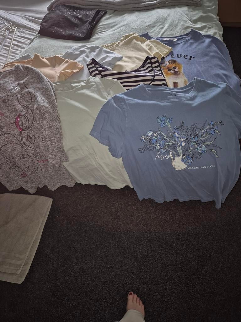 Verschillende T-shirts, Ophalen, Korte mouw