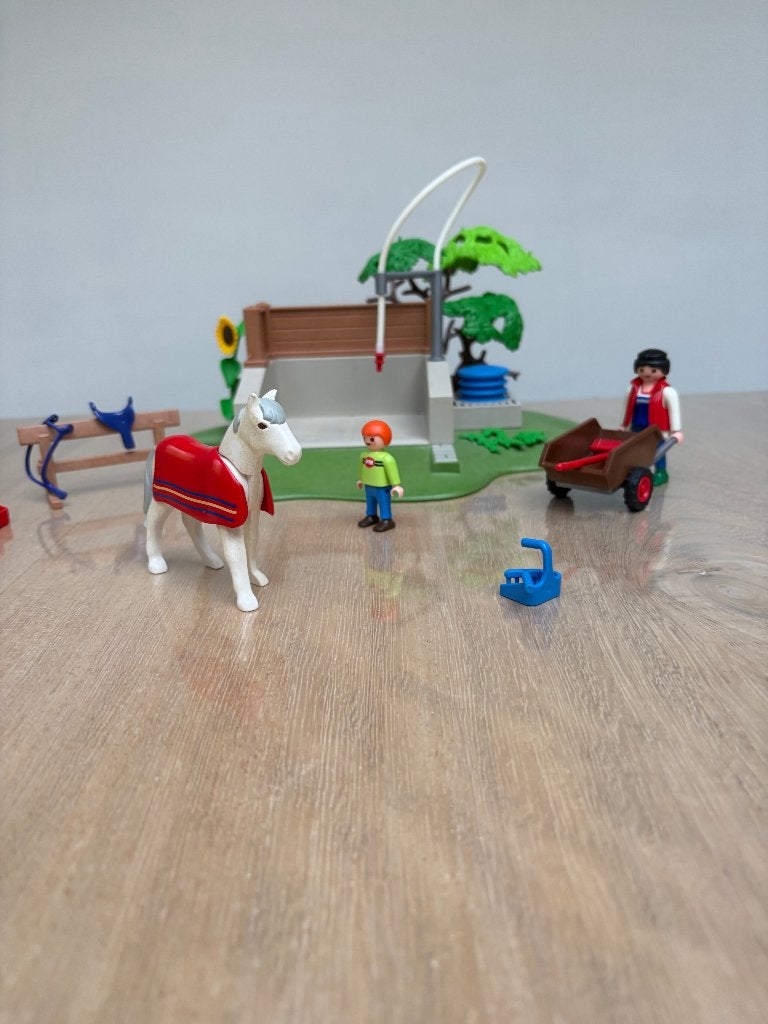PLAYMOBIL 4193 – Wasbox voor paarden, Kinderen en Baby's, Ophalen of Verzenden, Zo goed als nieuw