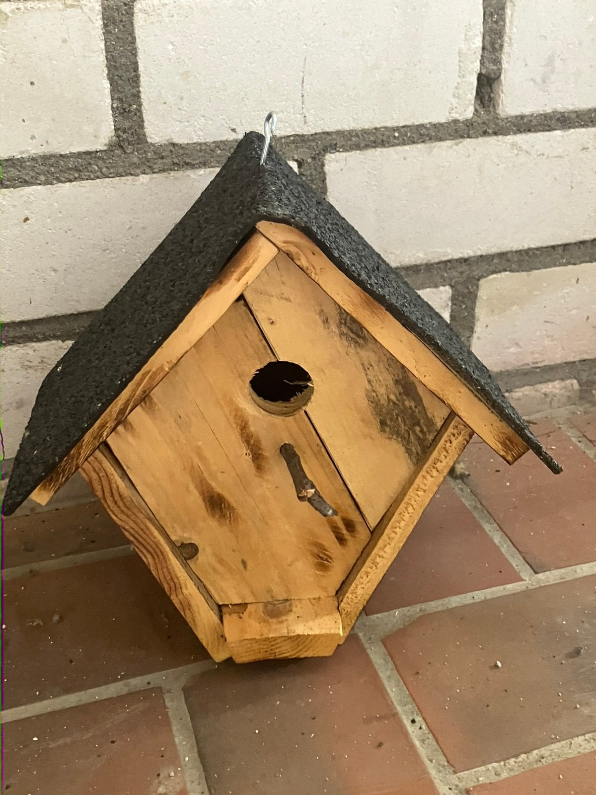 Houten vogelhuisjes zelfgemaakt, Ophalen, Nieuw